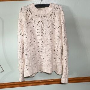 Aerie. Size: Small Knit Sweater - Cream